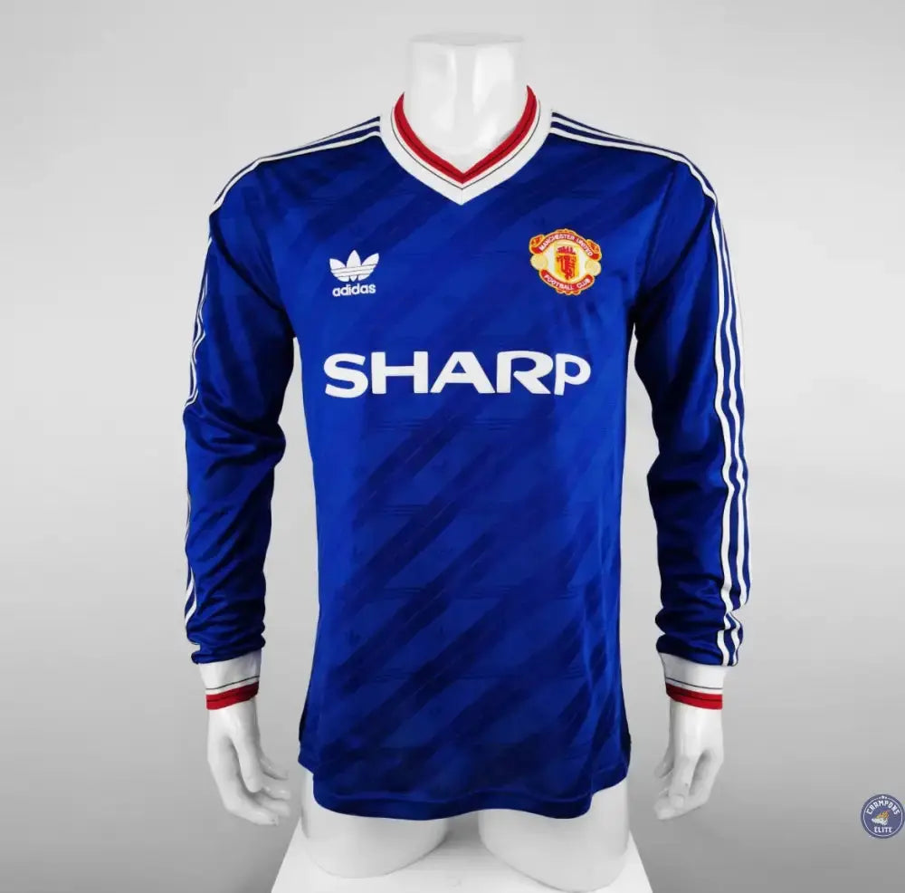 Image of Manchester United 1986/87 Third à manches longues