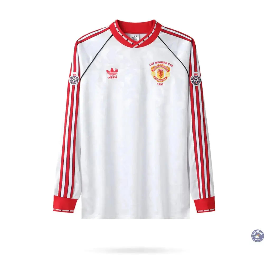 Image of Manchester United 1990/91 Extérieur à manches longues