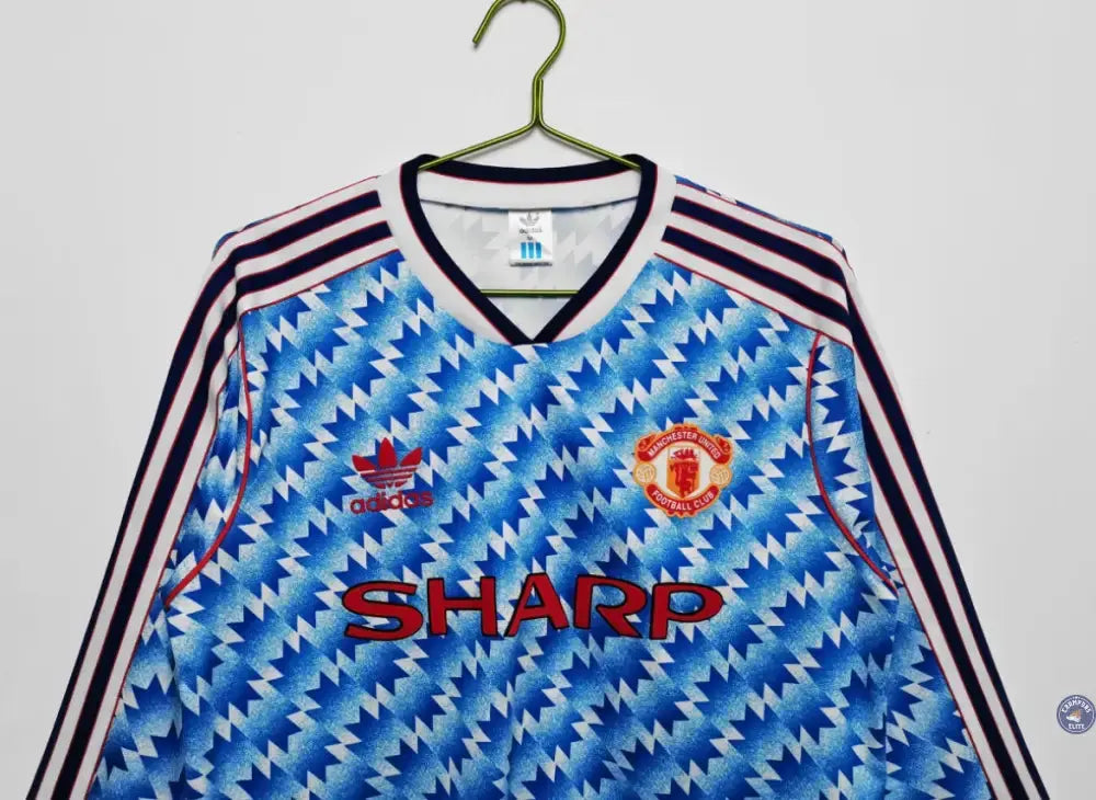 Manchester United 1991/92 Extérieur à manches longues