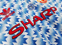 Image of Manchester United 1991/92 Extérieur à manches longues
