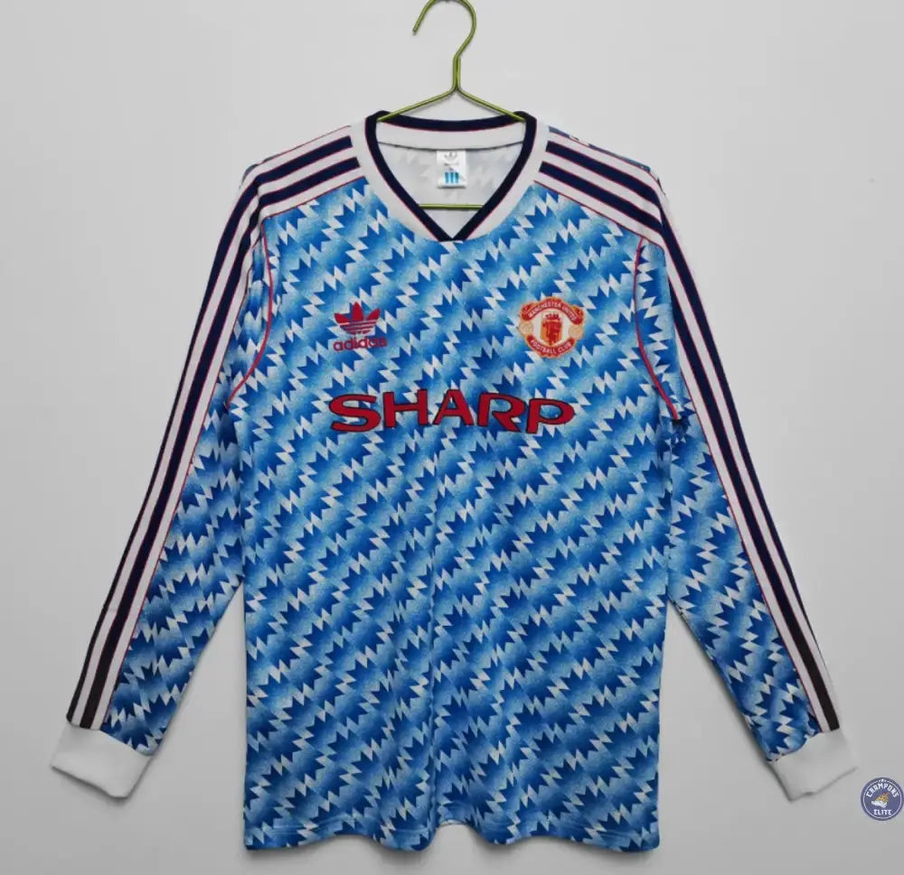 Image of Manchester United 1991/92 Extérieur à manches longues