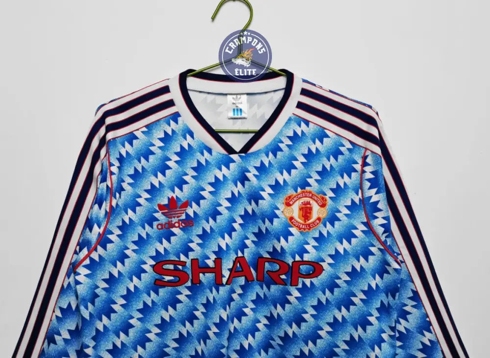Manchester United 1991/92 Extérieur à manches longues