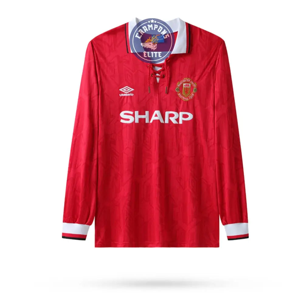 Image of Manchester United 1992/93 Domicile à manches longues