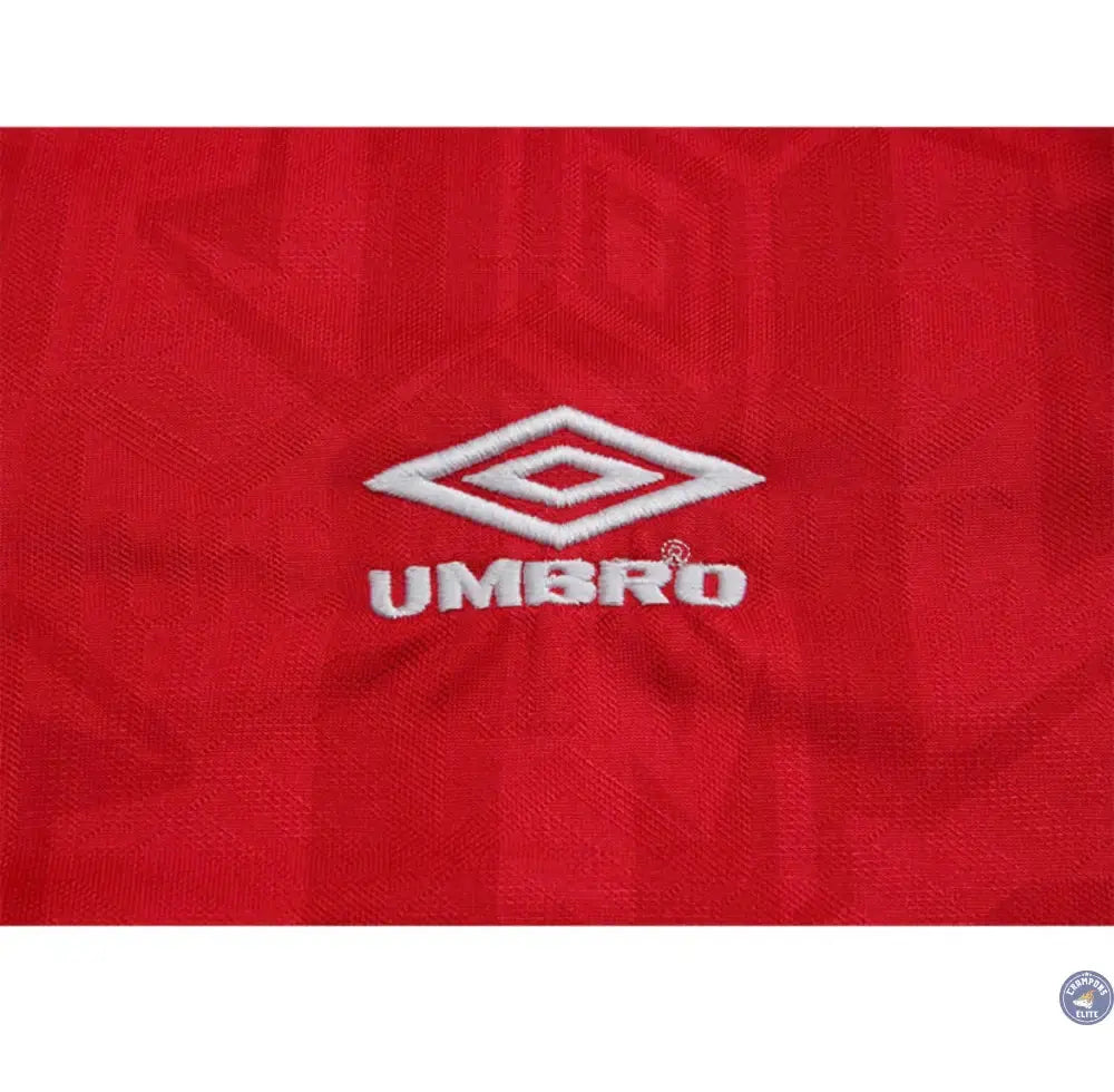 Manchester United 1992/93 Domicile à manches longues