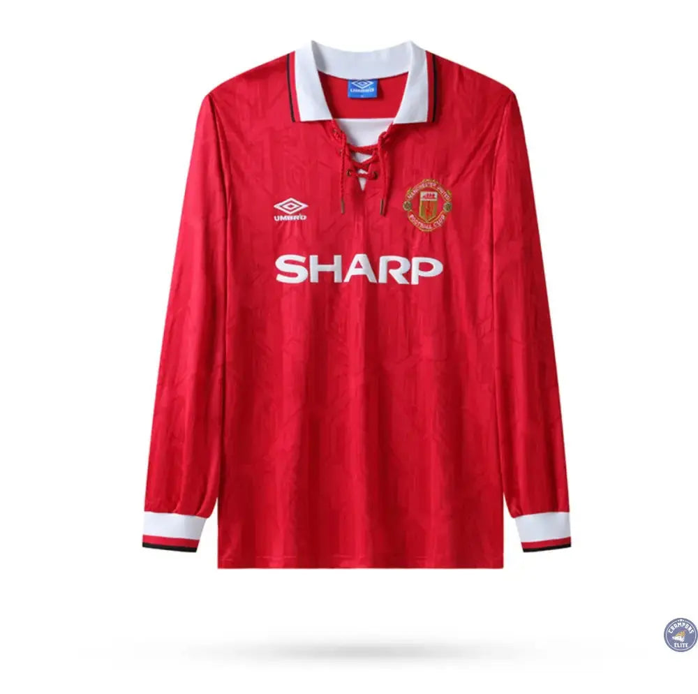 Manchester United 1992/93 Domicile à manches longues