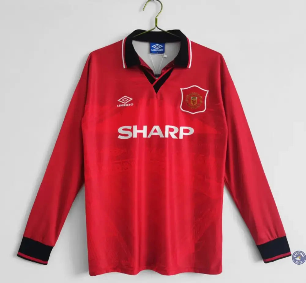 Image of Manchester United 1994/95 Domicile à manches longues