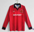 Manchester United 1994/95 Domicile à manches longues