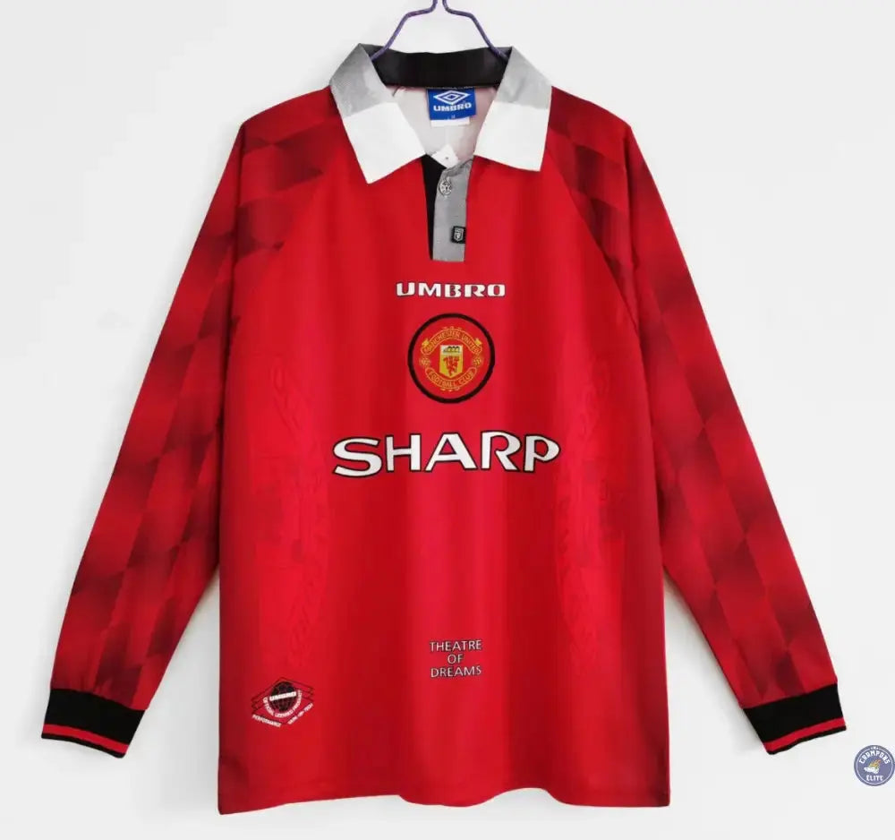 Image of Manchester United 1996/97 Domicile à manches longues