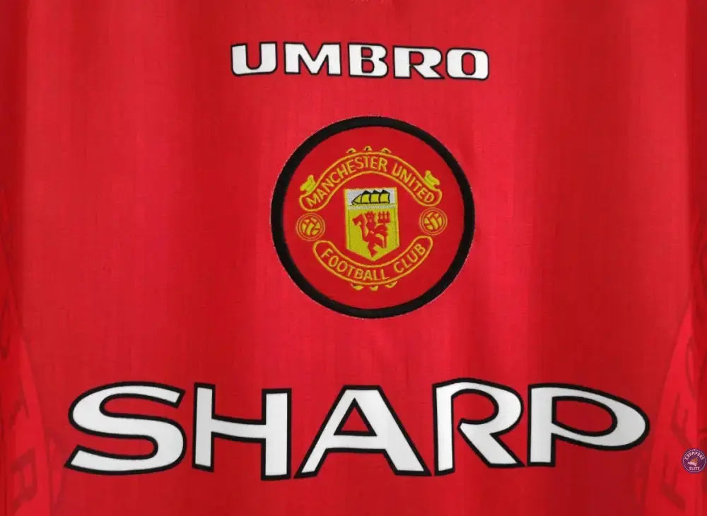 Image of Manchester United 1996/97 Domicile à manches longues