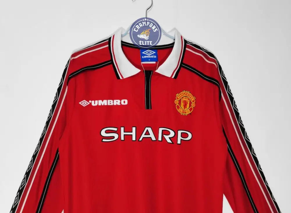 Manchester United 1998/99 Domicile à manches longues