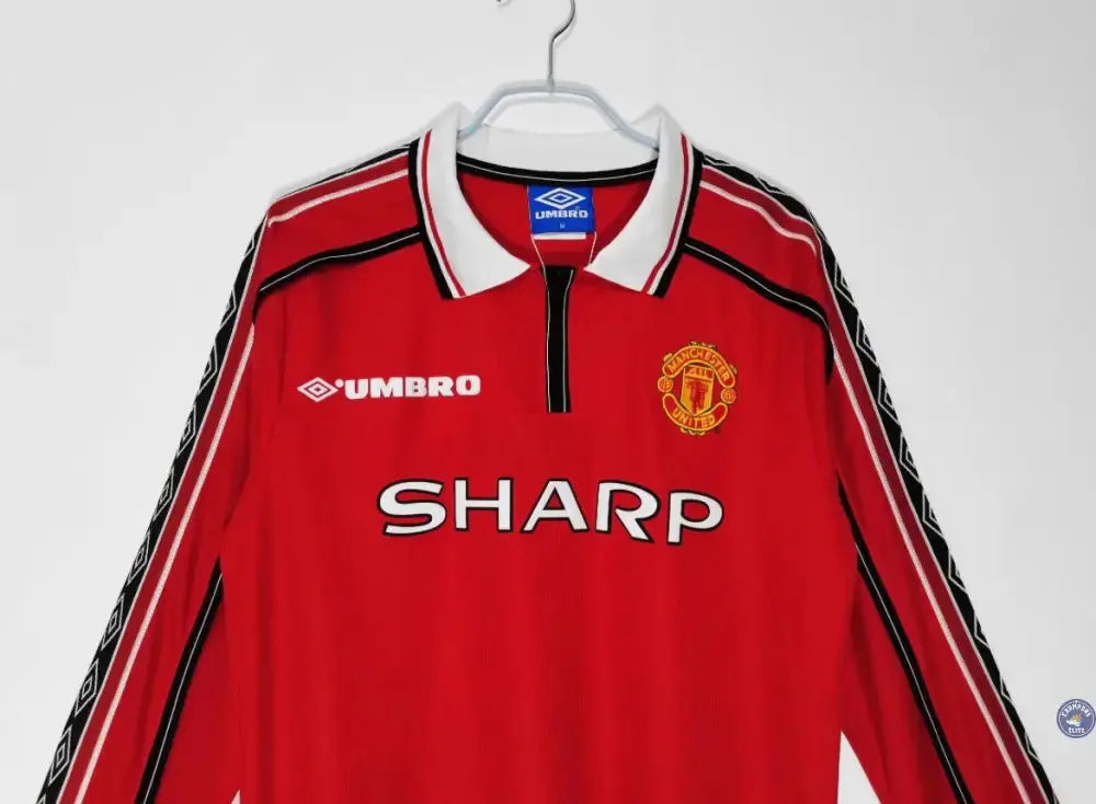 Image of Manchester United 1998/99 Domicile à manches longues