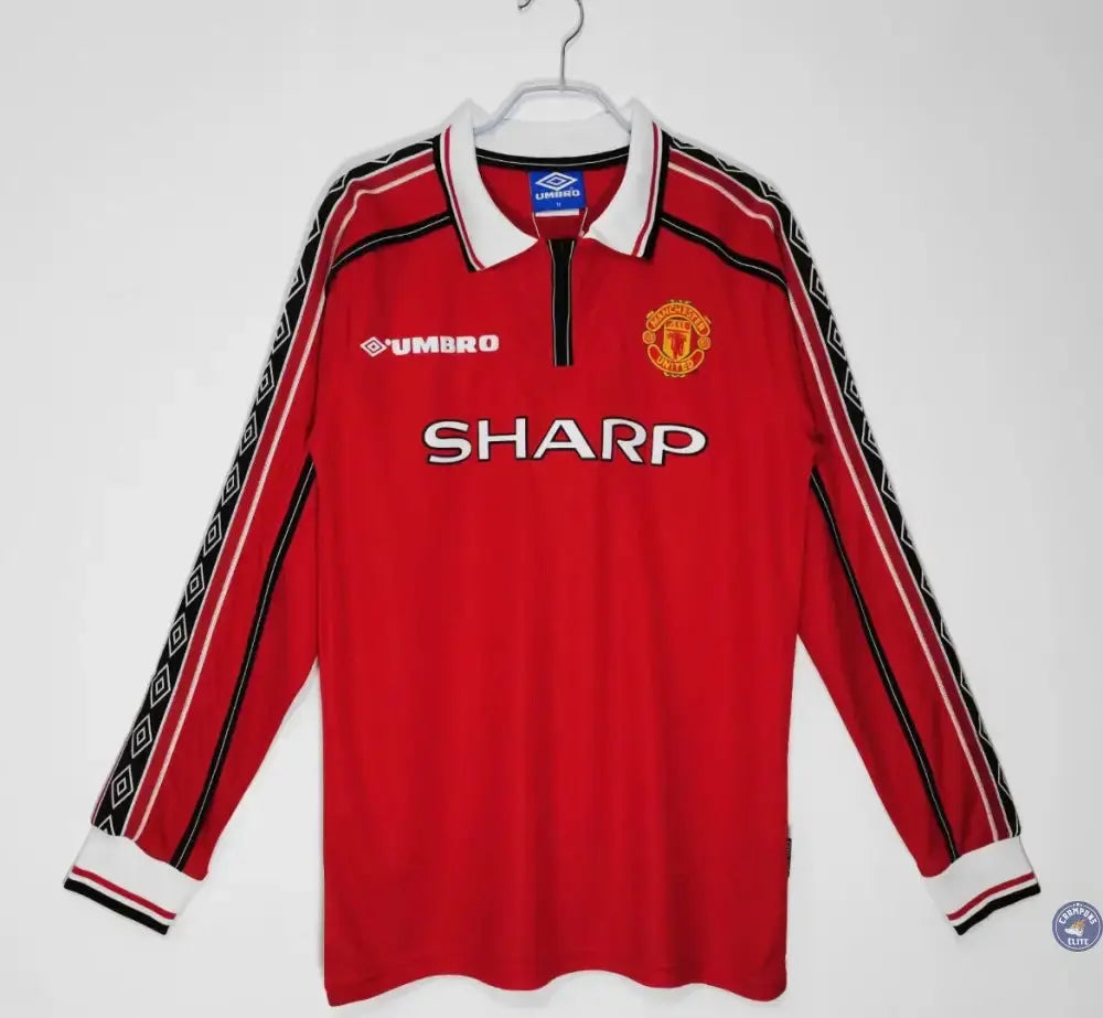 Image of Manchester United 1998/99 Domicile à manches longues
