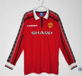 Manchester United 1998/99 Domicile à manches longues