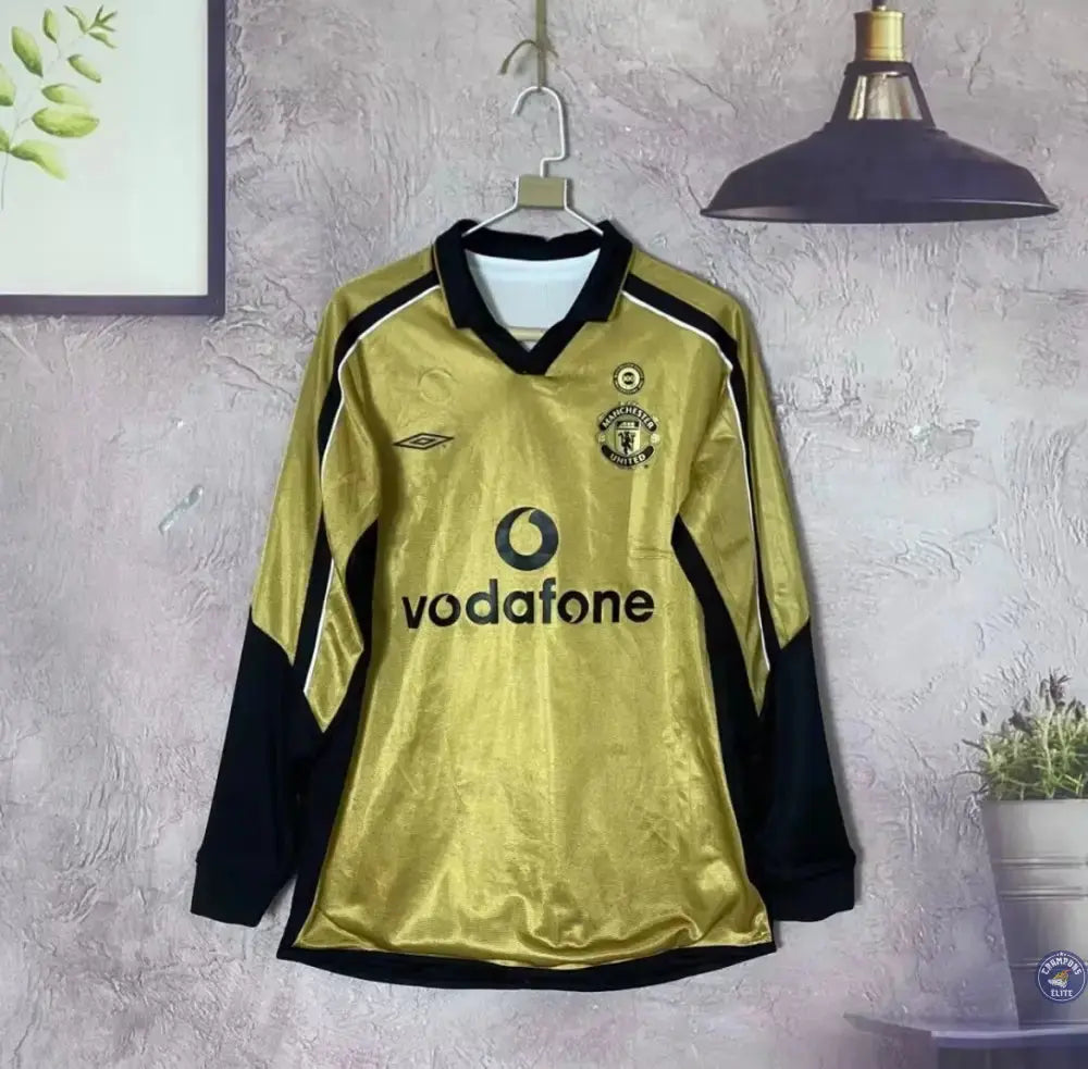 Image of Manchester United 2000/01 Extérieur reversible à manches longues