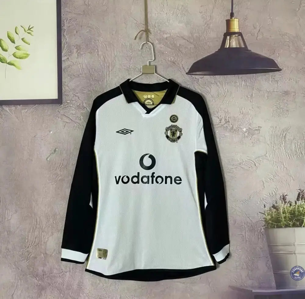 Image of Manchester United 2000/01 Extérieur reversible à manches longues
