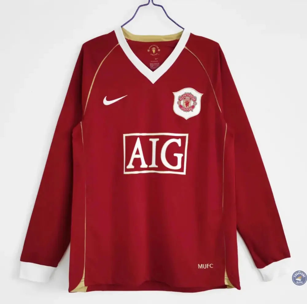 Image of Manchester United 2006/07 Domicile à manches longues