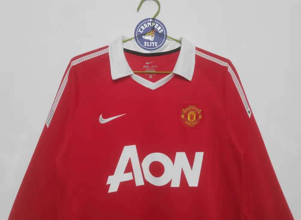 Image of Manchester United 2010/11 Domicile à manches longues