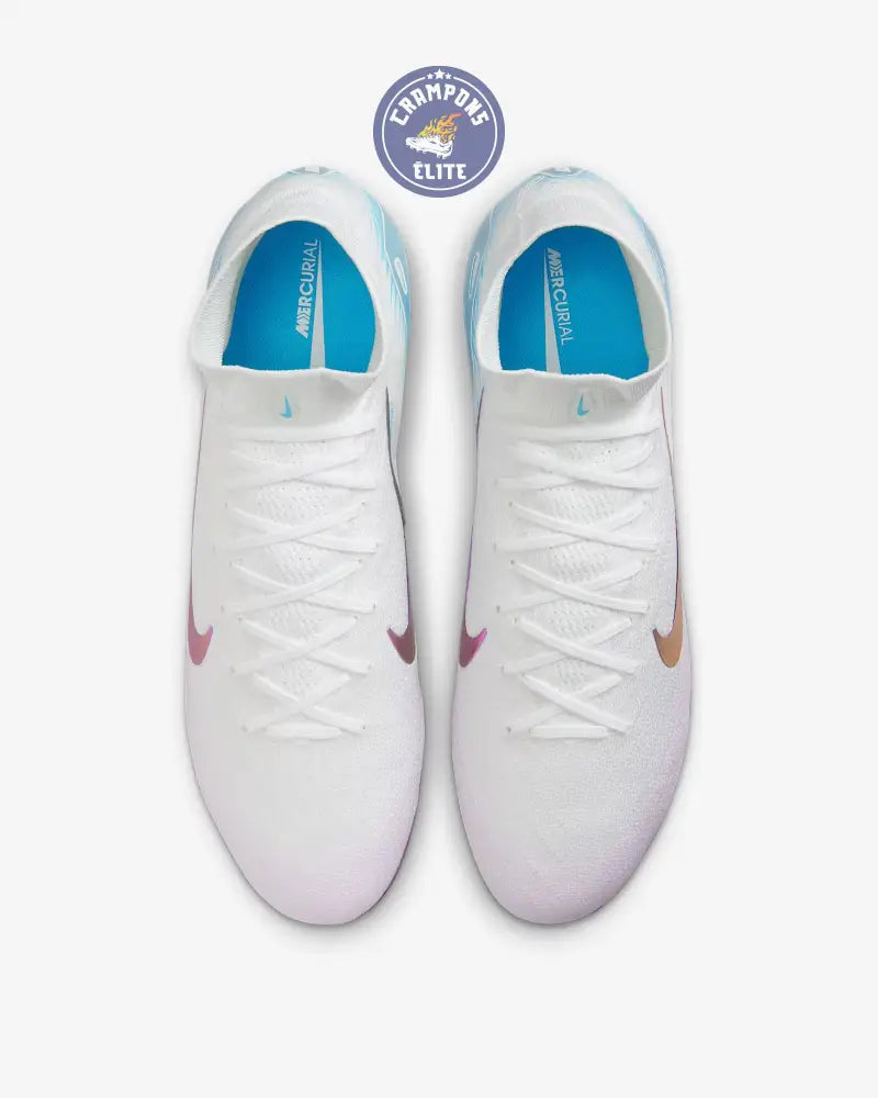 Image of Mercurial Superfly 10 Elite FG Chromatic Pack Blanc/Violet/Bleu