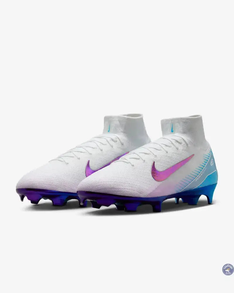 Image of Mercurial Superfly 10 Elite FG Chromatic Pack Blanc/Violet/Bleu