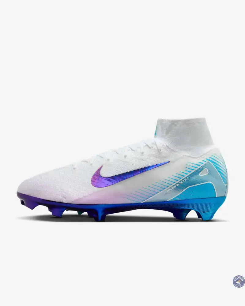 Image of Mercurial Superfly 10 Elite FG Chromatic Pack Blanc/Violet/Bleu