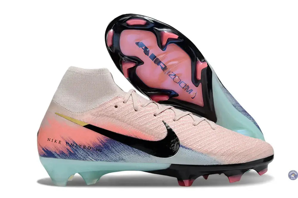 Image of MERCURIAL SUPERFLY 10 ELITE FG UNITED - SILT RED/BLEU