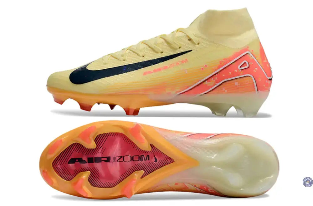 Image of Mercurial Superfly 10 Elite FG x Mbappe Jaune/Noir