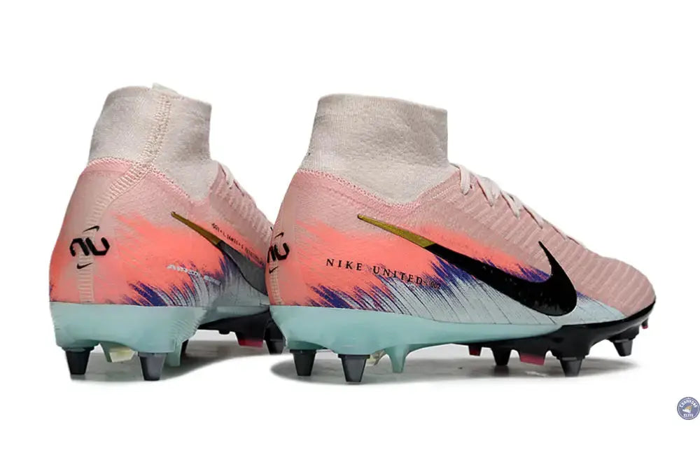 Image of MERCURIAL SUPERFLY 10 ELITE SG UNITED - SILT RED/BLEU
