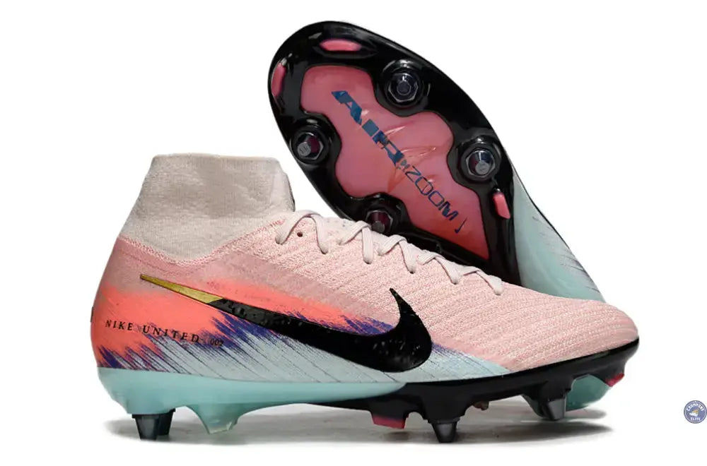 Image of MERCURIAL SUPERFLY 10 ELITE SG UNITED - SILT RED/BLEU