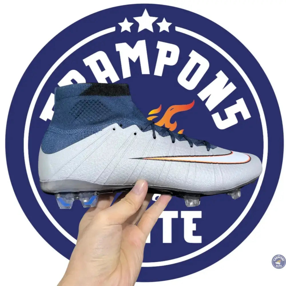 Image of Mercurial Superfly 4 FG Gris/Orange/Bleu