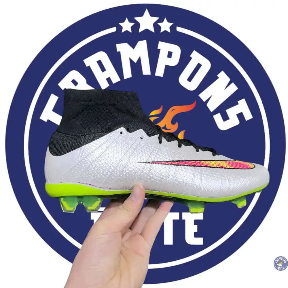 Image of Mercurial Superfly 4 FG Gris/Vert/Orange