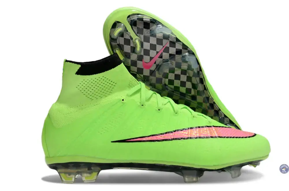 Image of Mercurial Superfly 4 FG - Grøn/Rød/Sort