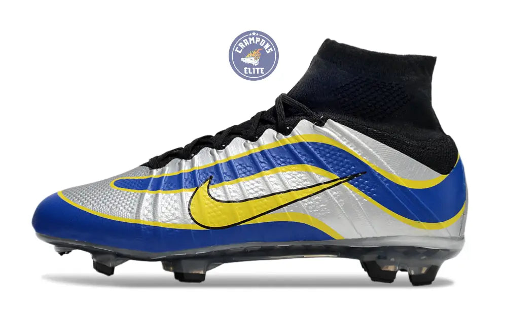 Image of Mercurial Superfly 4 R9 FG - Argenté/Bleu/Jaune/Noir