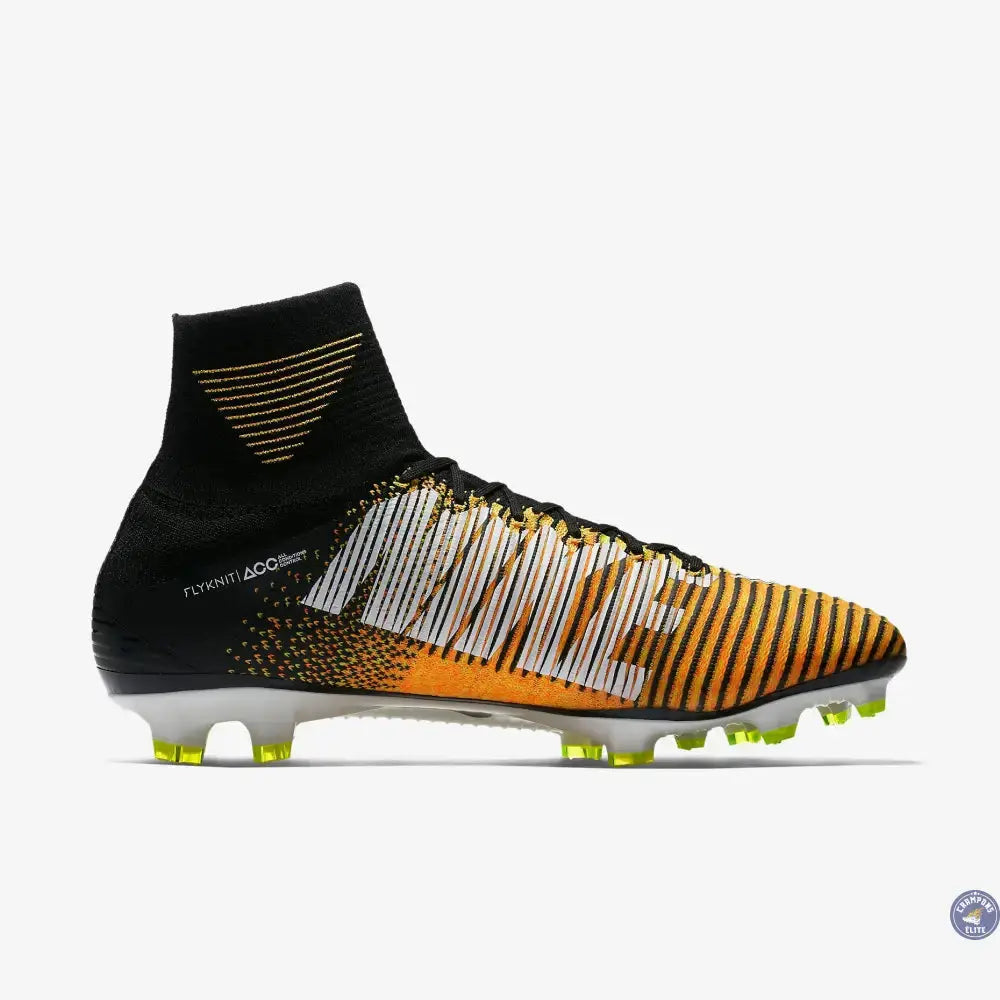 Image of Mercurial Superfly 5 FG Lock in. Let loose. - Orange/Noir/Blanc