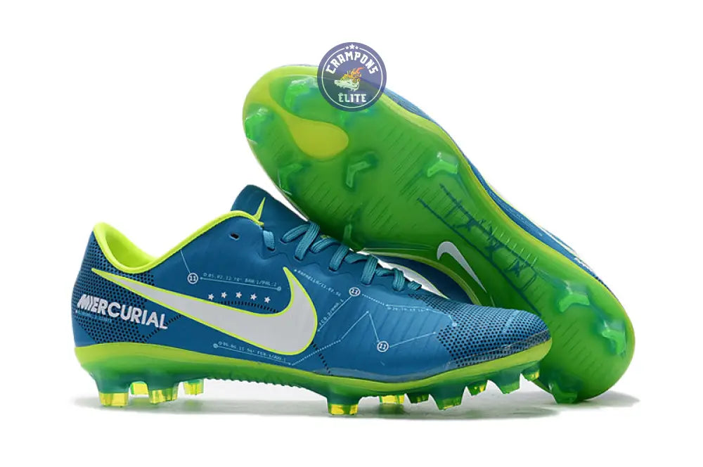 Mercurial Vapor 11 Elite FG Neymar - Bleu/Vert