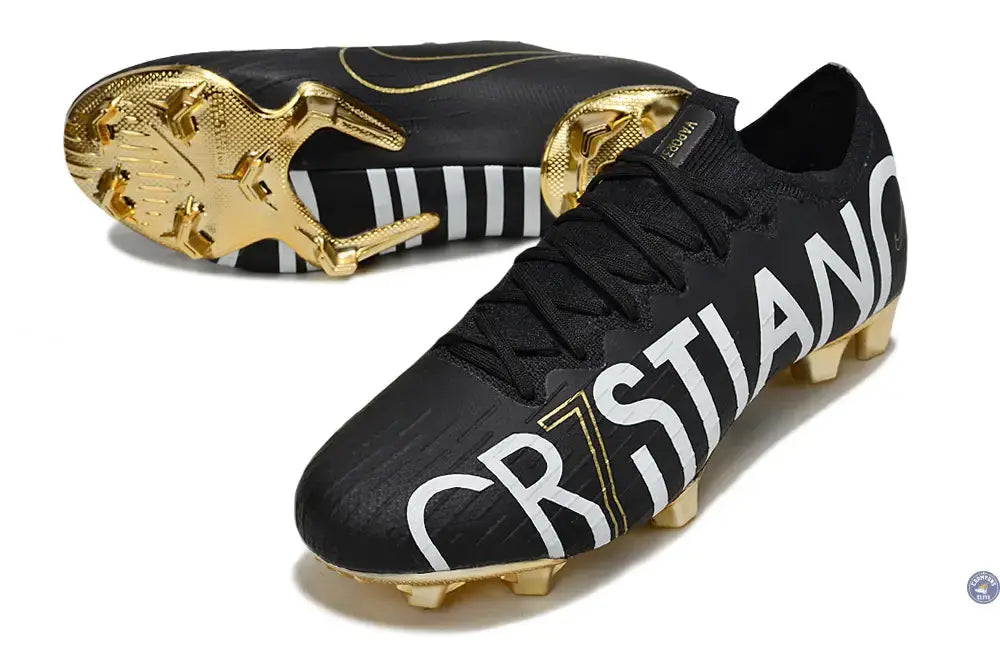 Image of Mercurial Vapor 12 CR7 FG - Noir/Jaune vif ÉDITION LIMITÉE