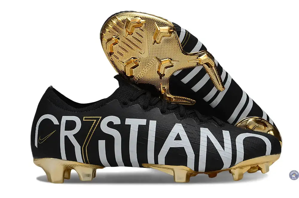 Image of Mercurial Vapor 12 CR7 FG - Noir/Jaune vif ÉDITION LIMITÉE