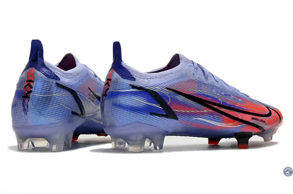 Image of MERCURIAL VAPOR 14 ELITE FG KM FLAMES - VIOLET/ARGENTÉ