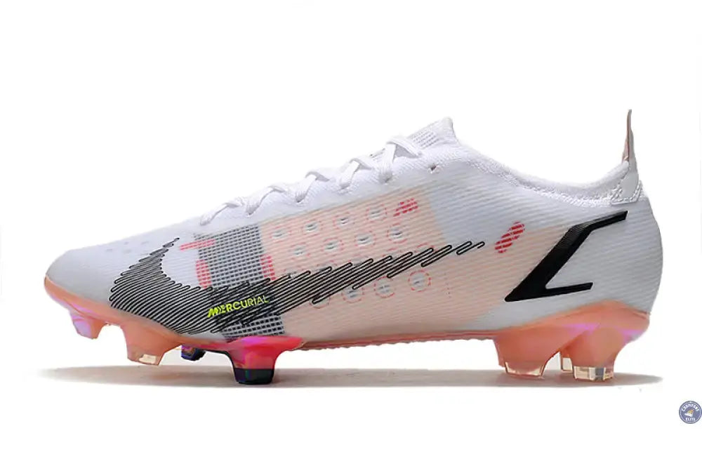 Image of MERCURIAL VAPOR 14 ELITE FG RAWDACIOUS - BLANC/ROUGE/ROSE