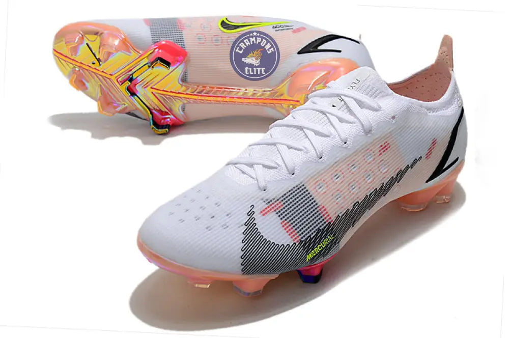 Image of MERCURIAL VAPOR 14 ELITE FG RAWDACIOUS - BLANC/ROUGE/ROSE