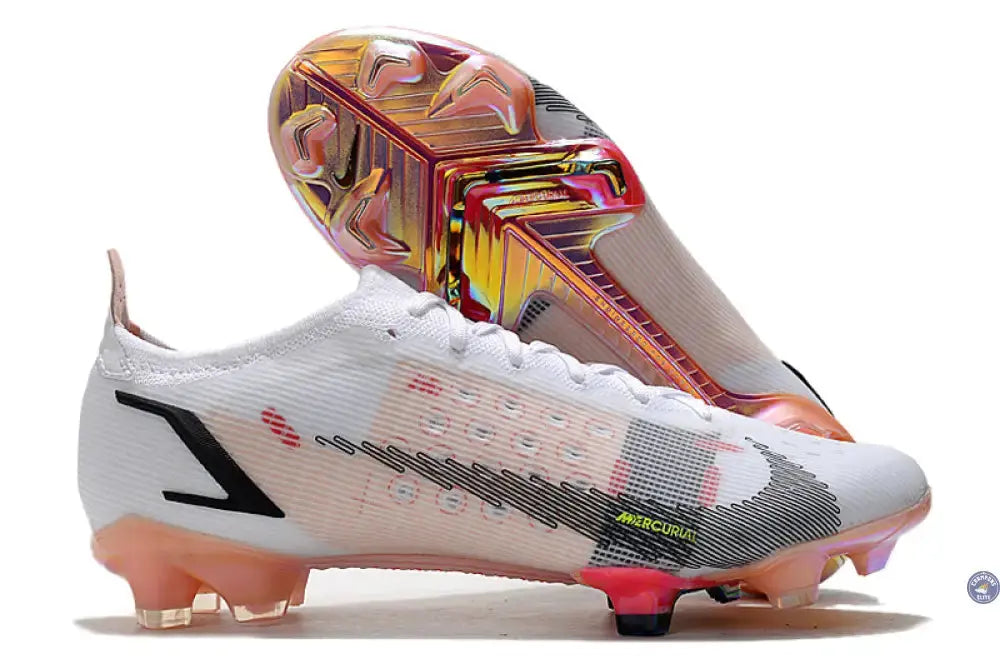 MERCURIAL VAPOR 14 ELITE FG RAWDACIOUS - BLANC/ROUGE/ROSE