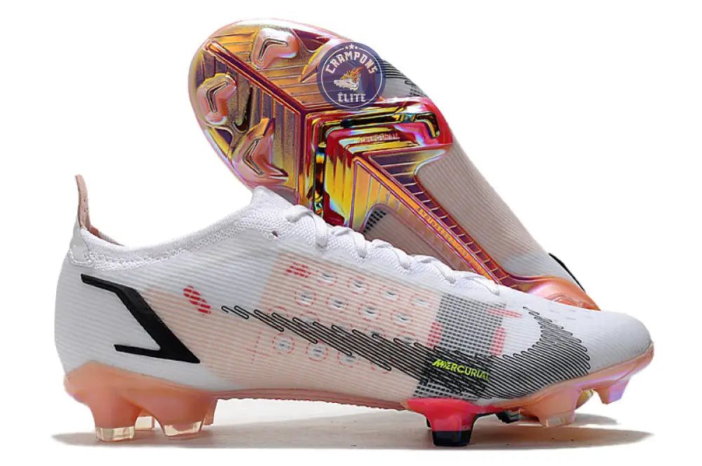 Image of MERCURIAL VAPOR 14 ELITE FG RAWDACIOUS - BLANC/ROUGE/ROSE