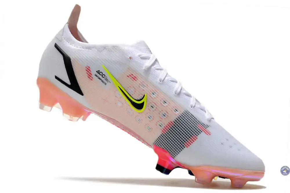 Image of MERCURIAL VAPOR 14 ELITE FG RAWDACIOUS - BLANC/ROUGE/ROSE