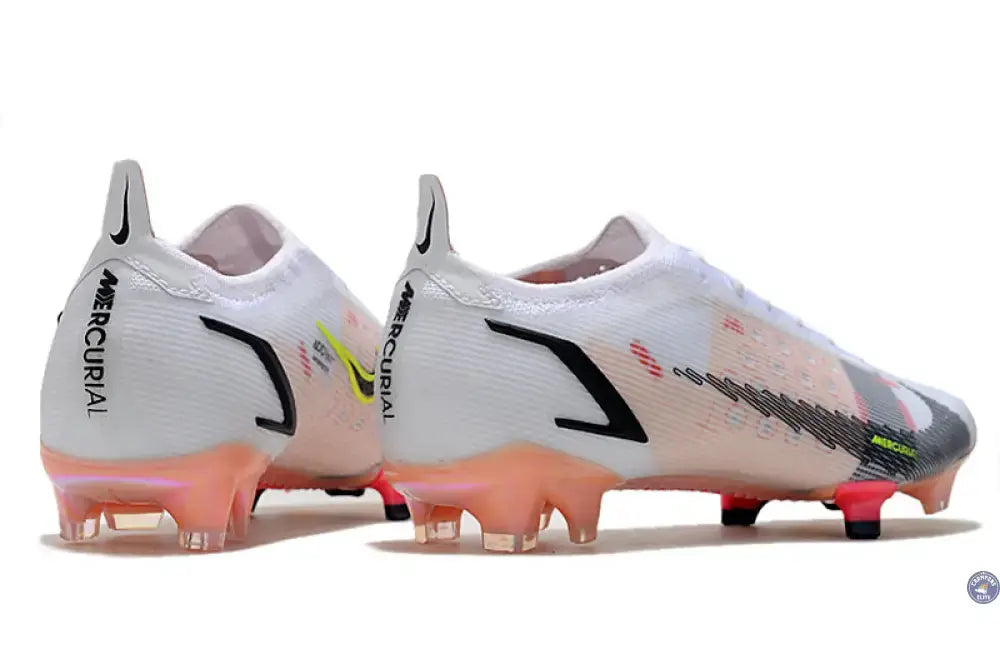 Image of MERCURIAL VAPOR 14 ELITE FG RAWDACIOUS - BLANC/ROUGE/ROSE