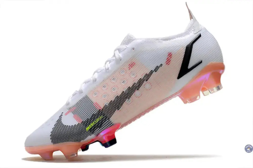 Image of MERCURIAL VAPOR 14 ELITE FG RAWDACIOUS - BLANC/ROUGE/ROSE
