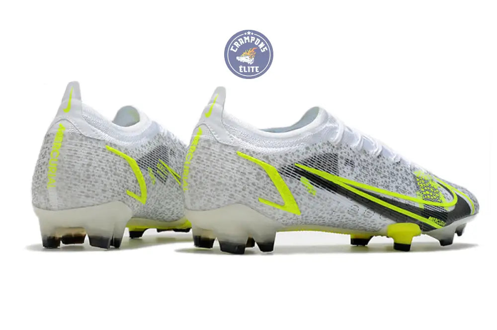 Image of Mercurial Vapor 14 Elite FG ’White Volt’ - Blanc/Gris/Jaune Fluo