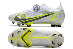 Image of Mercurial Vapor 14 Elite FG ’White Volt’ - Blanc/Gris/Jaune Fluo