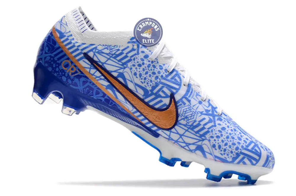 Image of Mercurial Vapor 15 Elite CR7 FG ’Azulejo’ Bleu/Doré