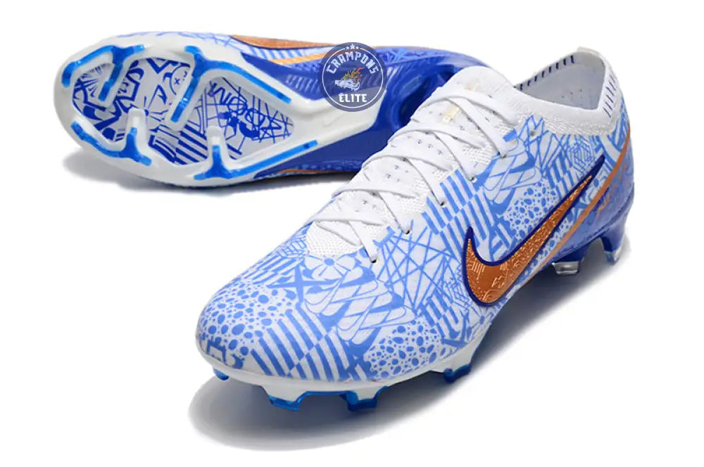 Image of Mercurial Vapor 15 Elite CR7 FG ’Azulejo’ Bleu/Doré