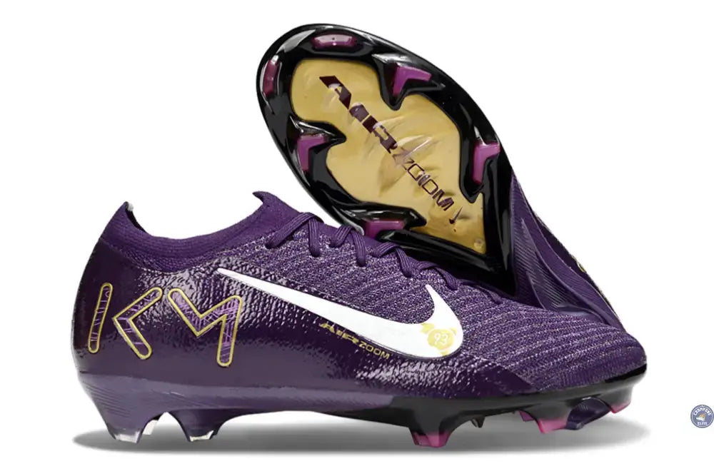 Image of MERCURIAL VAPOR 16 ELITE FG MBAPPÉ PERSONAL EDITION - VIOLET/BLANC