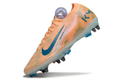 Image of MERCURIAL VAPOR 16 ELITE SG Kylian Mbappe - Orange/Bleu turquoise SG